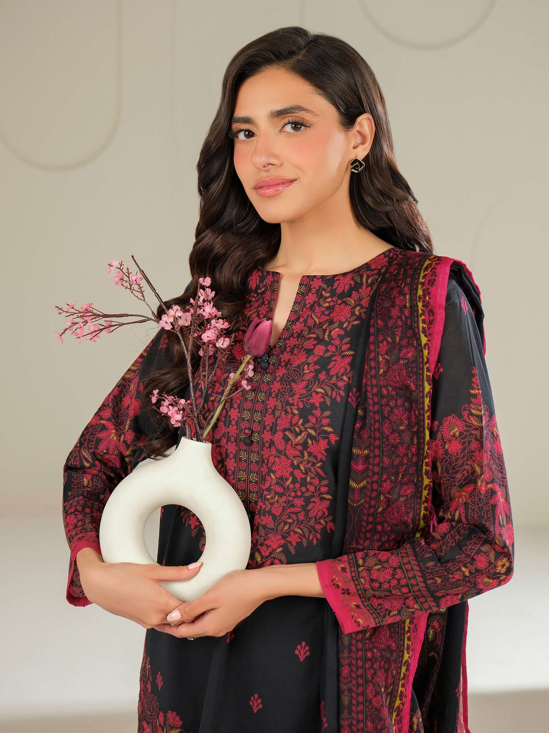 3 Piece Lawn Suit-Printed (Unstitched)